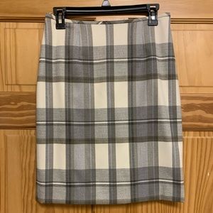 Plaid Pencil Skirt